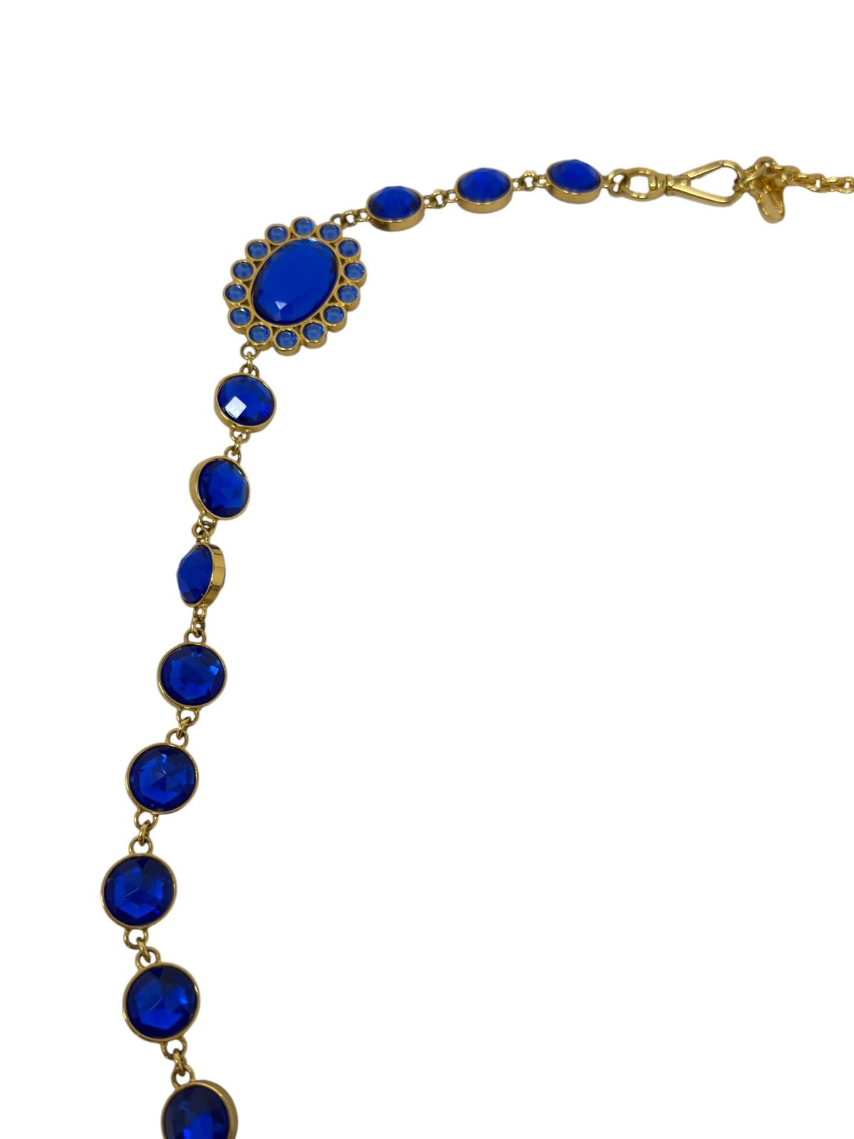 Blue Crystal Stone Necklace