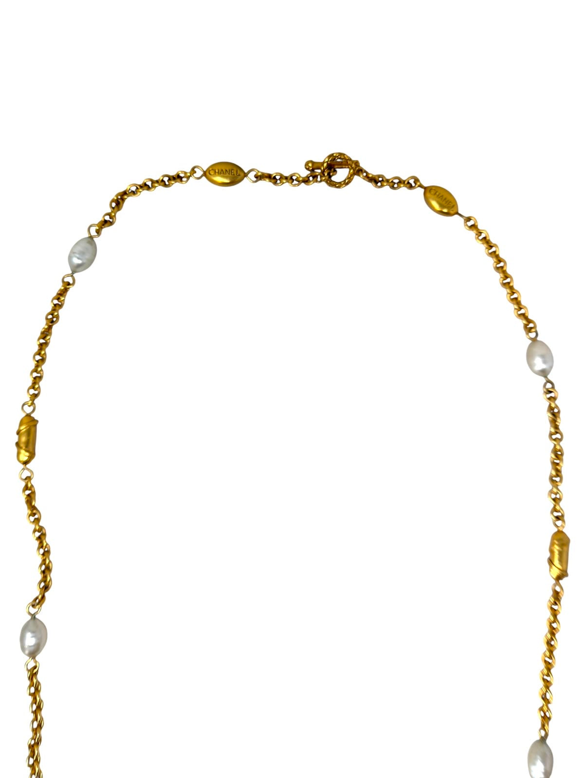 Cadena Dorado con Perlas