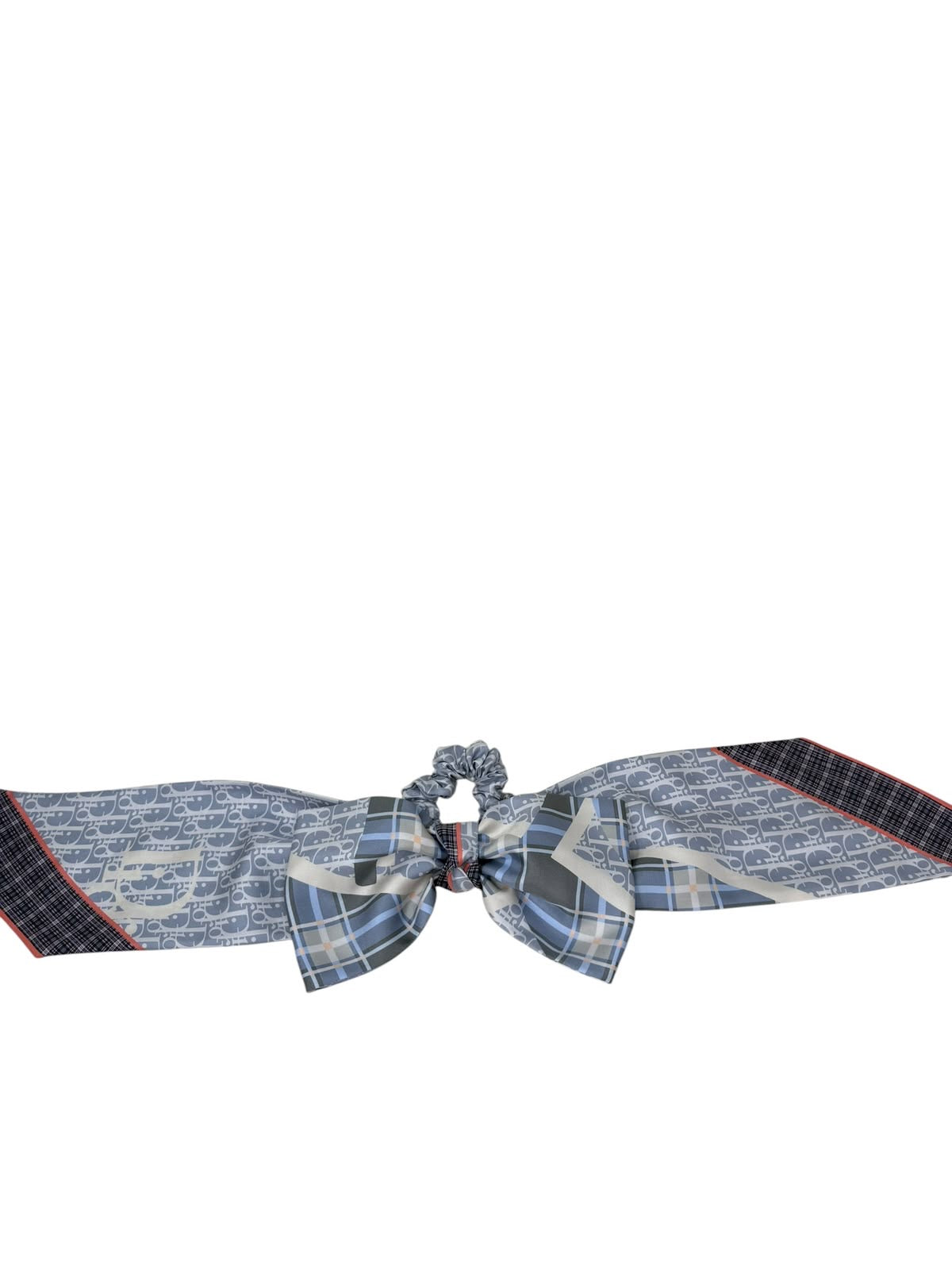 Oblique Silk Scrunchie
