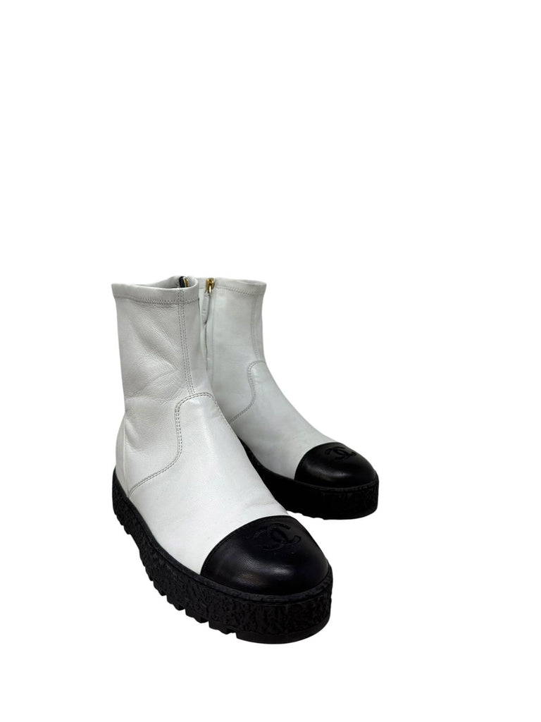 Cap Toe CC Ankle Boots T-37.5