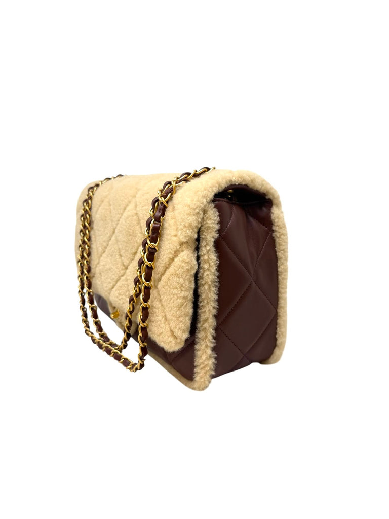 Furry Coco Flap Bag