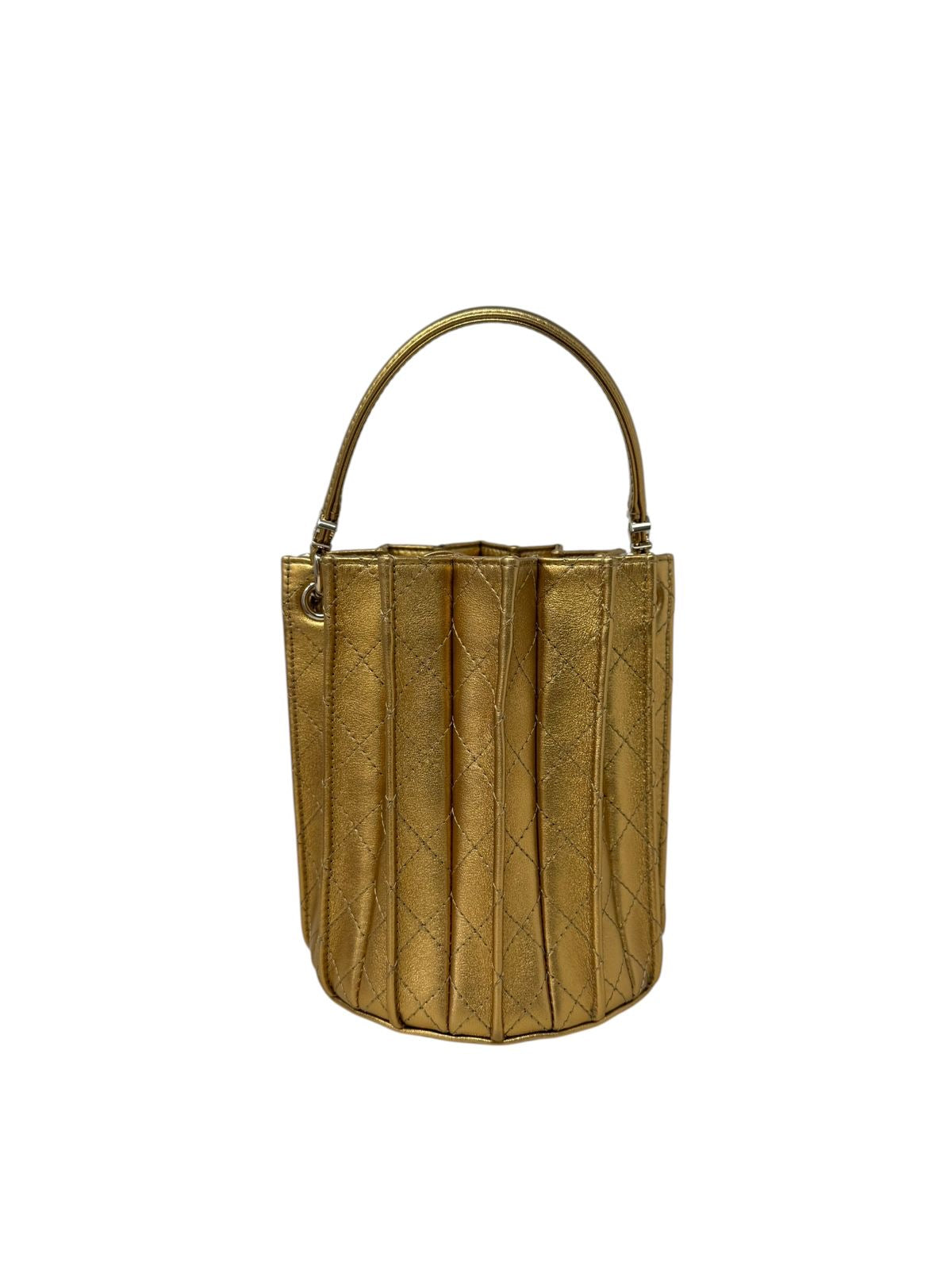 Pleated Bucket Bag