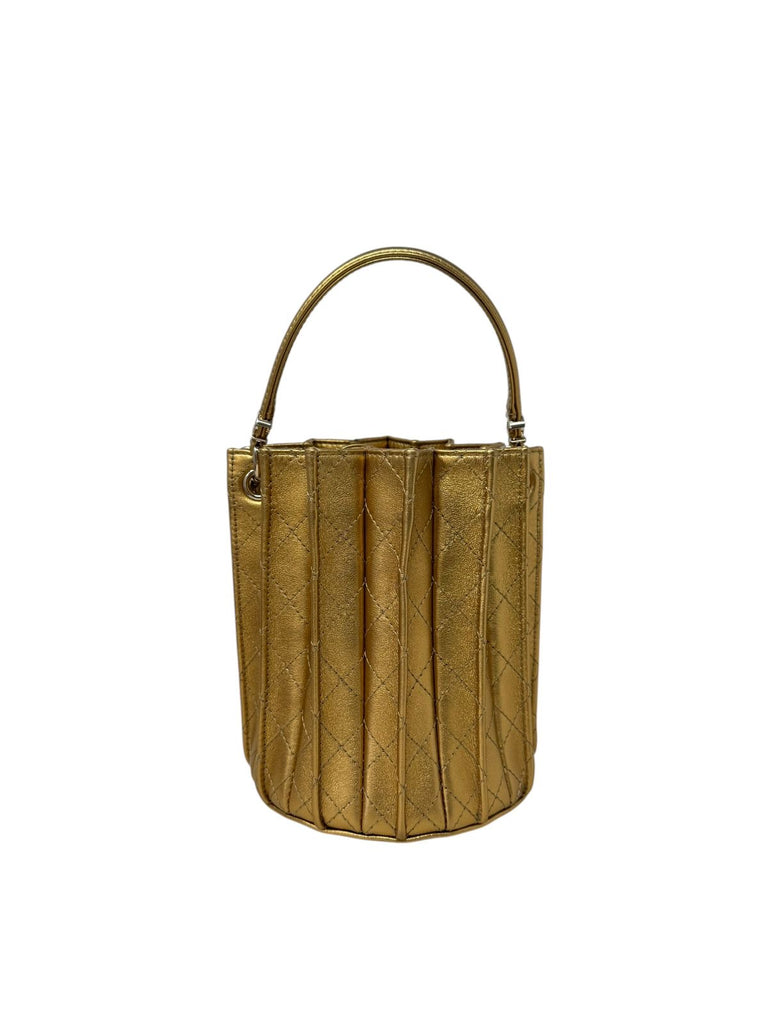 Pleated Bucket Bag