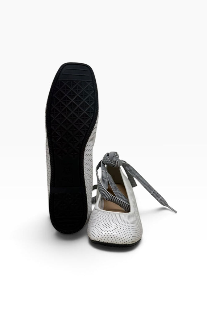Lace Up Ballet Flats T37 Eu