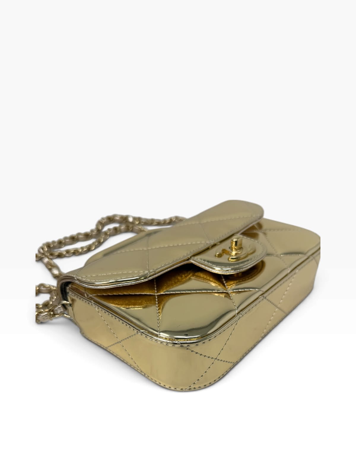 Mini Top Handle Flap Bag