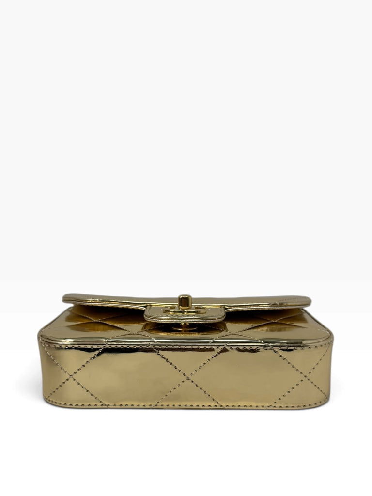 Mini Top Handle Flap Bag