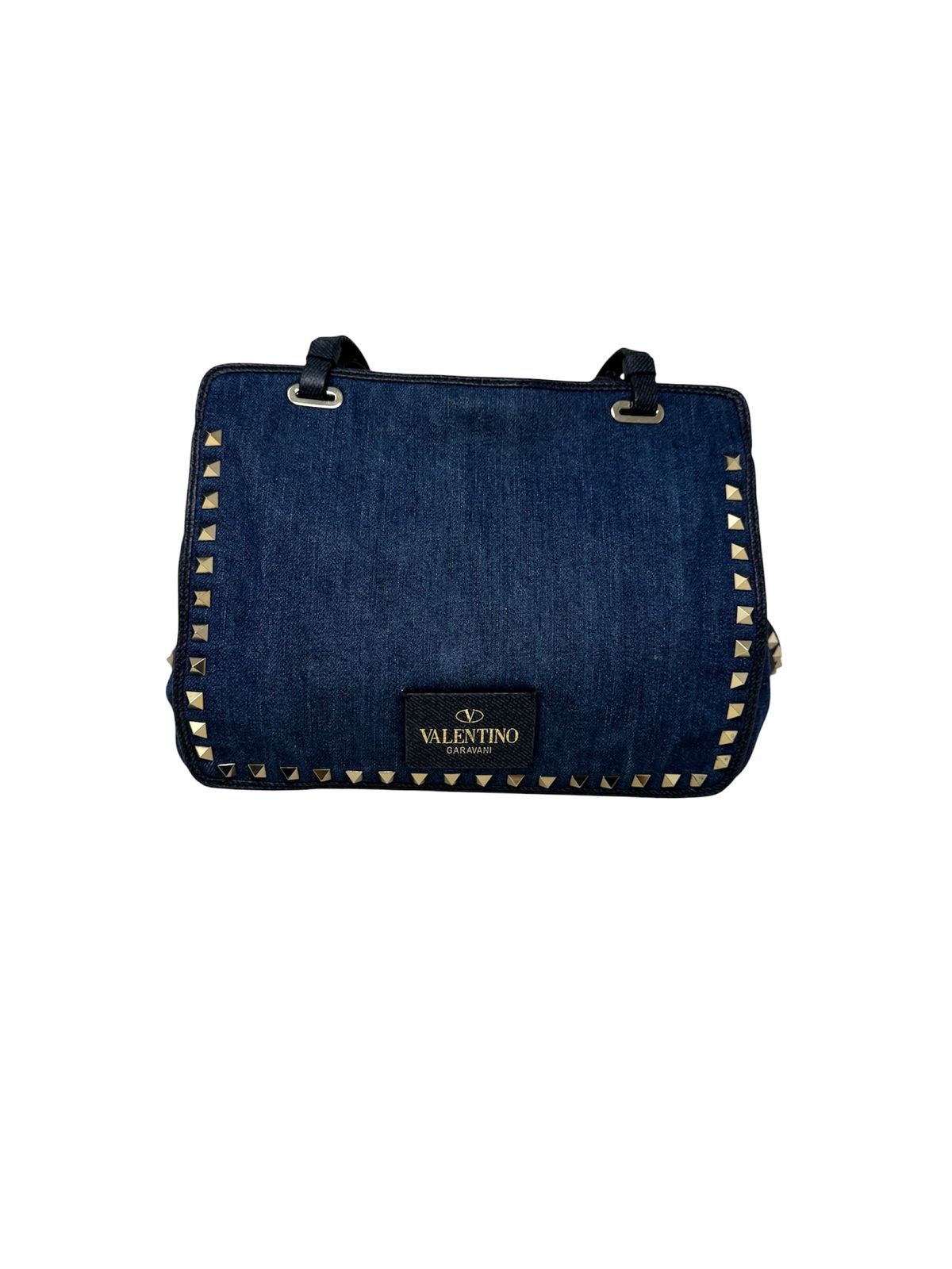 Denim Rockstud Tote