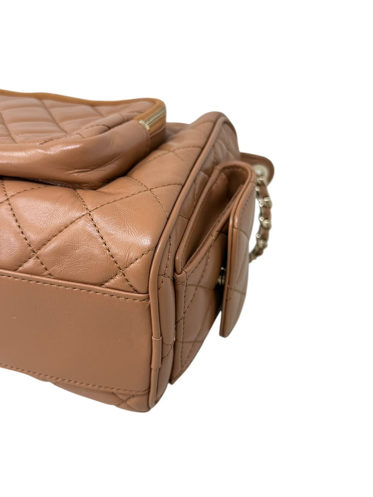 Quilted Front Pocket