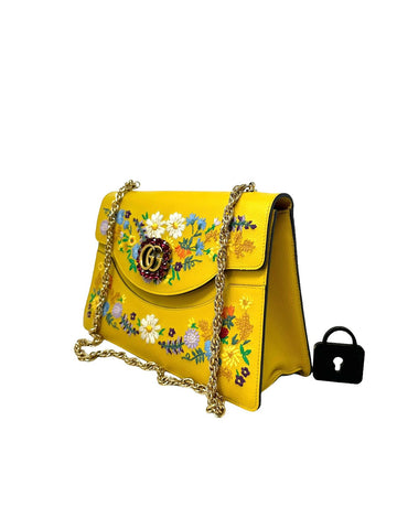 Gucci Floral Flap Bag