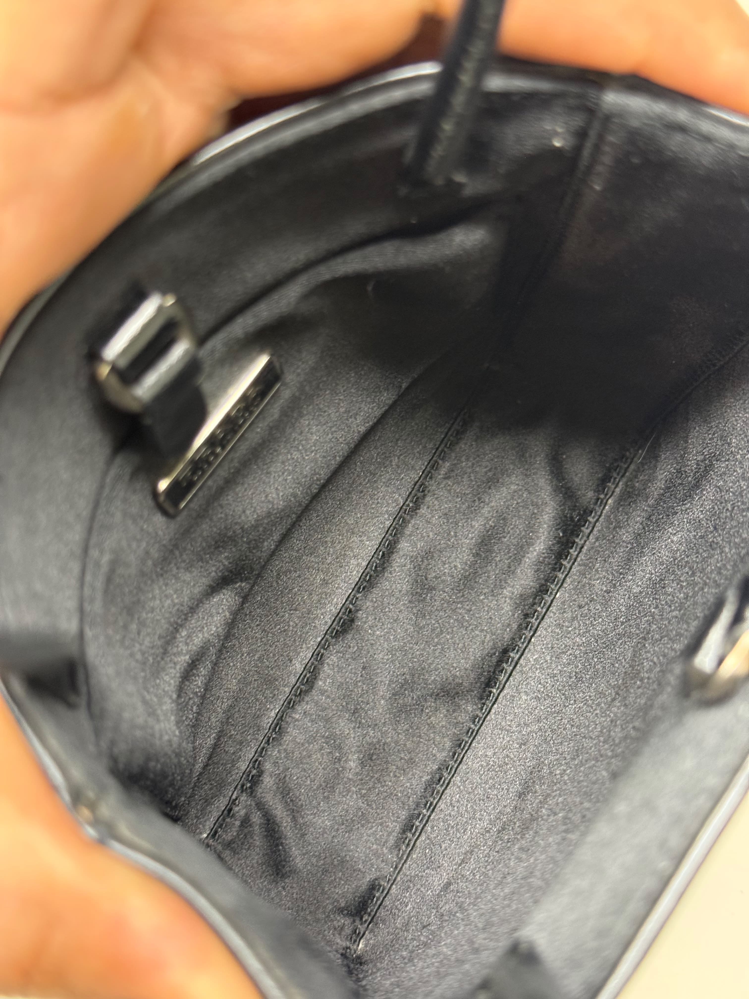 Brushed Leather Mini Tote Bag