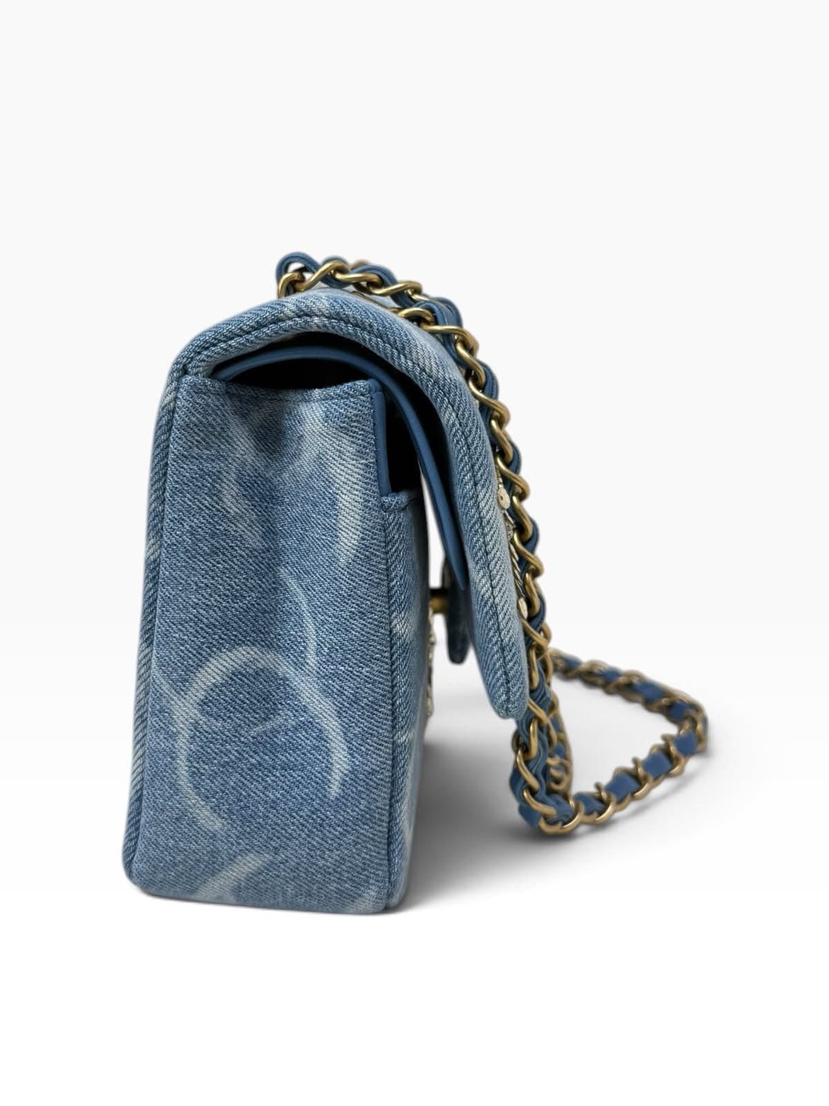 Double Flap Mediana Denim