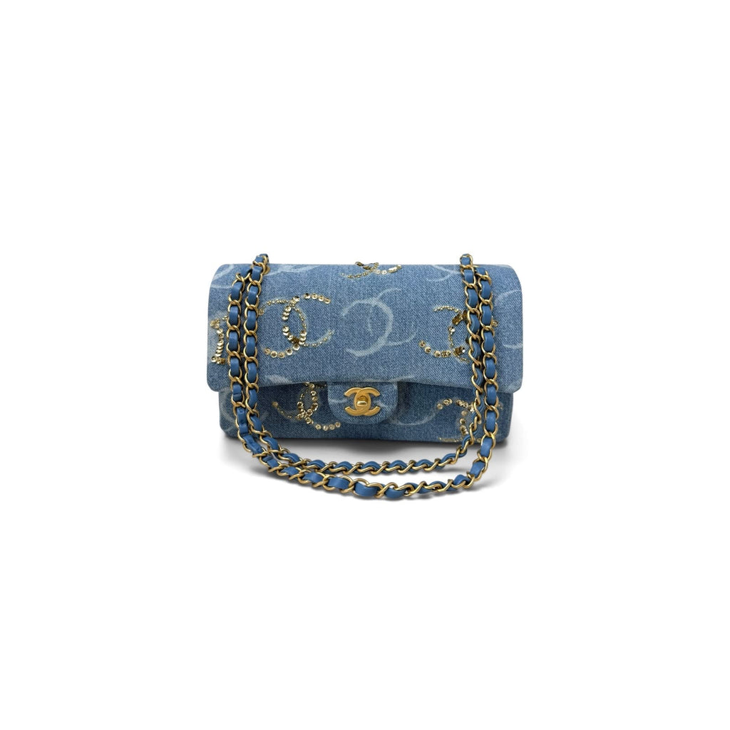 Double Flap Mediana Denim