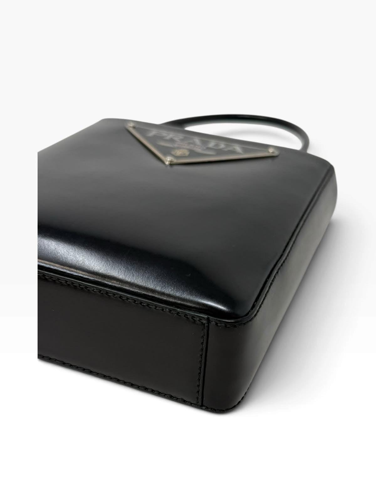 Brushed Leather Mini Tote Bag