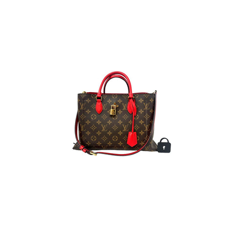 Louis Vuitton Flower Tote M43553 Red