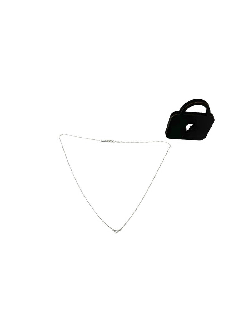 Collar Platino con Diamante